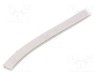 Ecran PVC alb pentru orificii şi margini L: 10m H: 14,5mm RST ROZTOCZE
