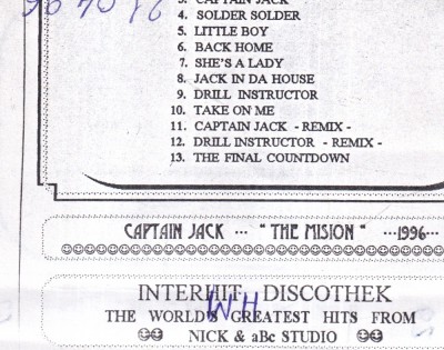 Captain Jack &amp;ndash; The Mission foto