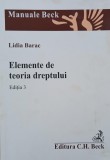 Elemente de teoria dreptului - Lidia Barac