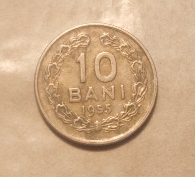 10 BANI 1955 foto