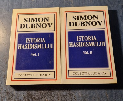 Istoria hasidismului 2 volume Simon Dubnov foto