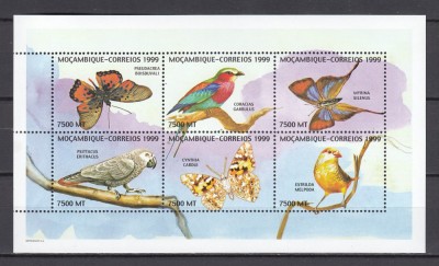 Mozambic 1999 - FAUNA DIVERSA - Michel 15 Eur. - MNH foto