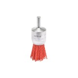Perie cupa cu ax 25mm, nylon Yato YT-47780