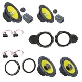 Pachet difuzoare VW Passat B6 CC fata+spate Ground Zero Titanium