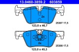 ATE 13.0460-3859.2 set placute frana,frana disc