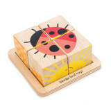 Puzzle din lemn - Baby Blocks | Tender Leaf Toys