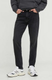 Abercrombie &amp; Fitch jeansi Athletic barbati, culoarea negru