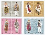 |Romania, LP 1138a/1985, Costume populare romanesti, seria de 4 perechi, MNH