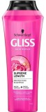 Sampon Supreme Length pentru par lung predispus deteriorarii si ingrasarii radacinilor, 250ml, Gliss