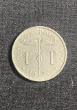 Moneda 1 franc 1930 Belgia, Europa