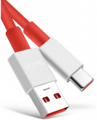 Cablu date USB - USB Type-C OnePlus Dash Charge 1m rosu Original foto