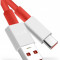 Cablu date USB - USB Type-C OnePlus Dash Charge 1m rosu Original