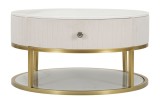 Mauro Ferretti Masuta De Cafea Montpellier, cm &Oslash; 75X36 | Aosom Romania