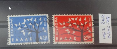 TS21 - Timbre serie Grecia 1962 Mi 796-797 foto