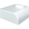 Carcasă montare pe perete ABS albă 80x80x25mm