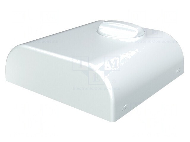 Carcasă montare pe perete ABS albă 80x80x25mm