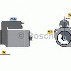 Starter FIAT 500 (312) (2007 - 2016) BOSCH 0 986 021 590