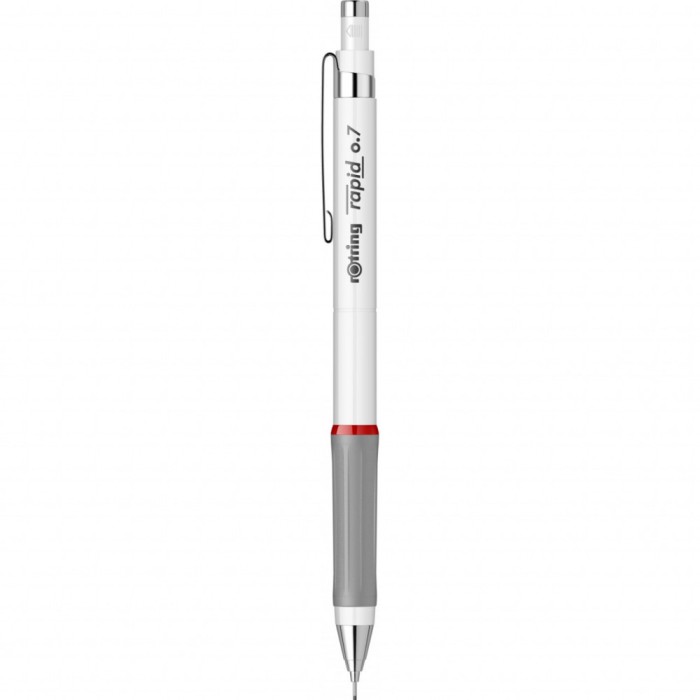 Creion mecanic Rotring Rapid White, v&acirc;rf 0.7 mm