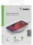 Belkin 10w Wirelles Charginf Pad + Micro Usb Cable (no Psu) White