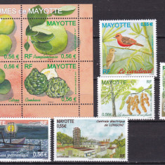 Mayotte 2009 lot serii complete MNH