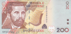 Bancnota Albania 200 Leke 2012 - P71b UNC foto