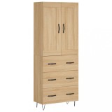 Cumpara ieftin Dulap inalt, stejar sonoma, 69,5x34x180 cm, lemn compozit