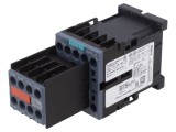 Contactor cu 3 poli și 5 contacte auxiliare: 3 NO și 2 NC