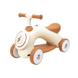 Tricicleta din plastic, fara pedale pentru copii, cu muzica si lumina, bej Z-TOOLS / ZTS8394