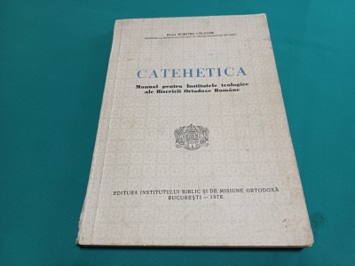 CATEHETICA *MANUAL PENTRU INSTITUTELE TEOLOGIBE A/ DUMITRU CĂLUGĂR /1976 * 27 foto
