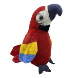 Jucarie interactiva papagal rosu inregistreaza si reda