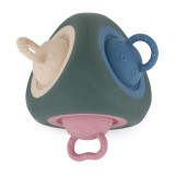 Petite&amp;Mars Pop Up Triangle 10m+ jucărie pentru dentiție Misty Green 1 buc