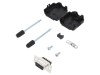 Conector D-Sub 9-Pin mamă drept