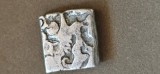 India antica , KARSHAPANA argint 3,4 grame , Imperiul Maurya secol IV - II i.H.