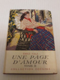 Une page d&#039;amour (2 vol) - Emile Zola