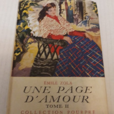Une page d'amour (2 vol) - Emile Zola