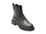 Ghete GRYXX negre, 4F3182, din piele naturala
