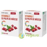 Pachet Vitamina C cu Pulpa de Macese 30tb+30tb