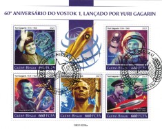 GUINEEA-BISSAU 2021 - Cosmonautica/ set complet-colita+bloc [2 img]