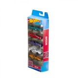 SET 5 MASINI HOT WHEELS NISSAN SuperHeroes ToysZone
