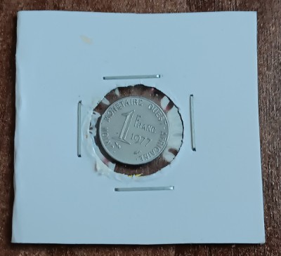 C50 - Moneda foarte veche - Africa de Vest - 1 franc - 1977 foto