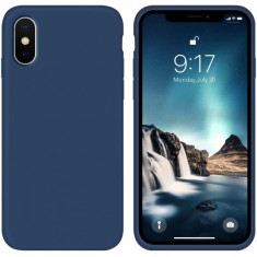 Husa Liquid soft touch compatibila cu Apple IPhone Xr, Albastru - ALC®