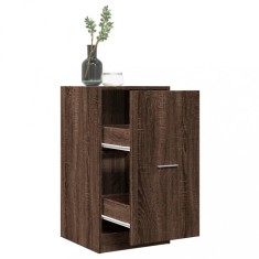 Gossi dulap de farmacie, stejar maro, 40x41x77,5 cm, lemn prelucrat