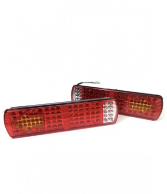 Set 2 Lampi Auto LED Spate,5 Functii, Remorca, Camion, Trailer, 12V, Universale foto