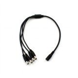 Splitter alimentare DC 5.5 x 2.1 la 4 x DC 5.5 x 2.1 M-T
