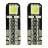 Bec Led - 1SMD 12V pozitie T10 W21x95d Canbus 2buc Carpoint - Alb dispersat Garage AutoRide
