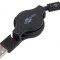 Cablu USB 2.0 A la USB C 1m Negru