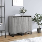 VidaXL Servante, 2 buc., gri sonoma, 40x35x70 cm, lemn prelucrat