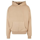 Hanorac cu buzunar Urban Classics TB4955, cu gluga, bej, L - OUTLET