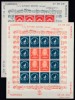 Timbre Romania 1946 LP 194 - 25 Ani Filarmonica Romana, 2 Coli cu Viniete MNH