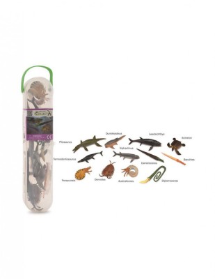 Cutie cu 12 minifigurine Animale marine preistorice foto